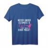 Damen Tank Top mit Unterschätze niemals ein Mädchen, das Krav Maga kennt – Leichtes Kampfsport-Shirt für Frauen