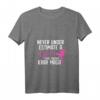 Damen Tank Top mit Unterschätze niemals ein Mädchen, das Krav Maga kennt – Leichtes Kampfsport-Shirt für Frauen