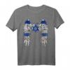 Jerusalem Israel Flag T-Shirt mit Engel Wings, Davidstern & Hebräisch – Jüdische Geschenke & Patriotische Kleidung für Männer und Frauen