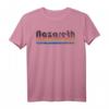 Vintage 1980er Stil Nazareth Israel T-Shirt - Retro Souvenir mit Farbstreifen, Perfekt für Fans und Reiseerinnerungen