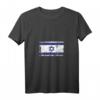 Damen Israelische Fahne Israel Flagge Geschenk Fußball-Fan T-Shirt mit V-Ausschnitt – Patriotisches Design für Supporter bei Spielen und Feiertagen