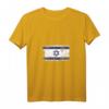 Damen Israelische Fahne Israel Flagge Geschenk Fußball-Fan T-Shirt mit V-Ausschnitt – Patriotisches Design für Supporter bei Spielen und Feiertagen