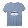 Damen Israelische Fahne Israel Flagge Geschenk Fußball-Fan T-Shirt mit V-Ausschnitt – Patriotisches Design für Supporter bei Spielen und Feiertagen
