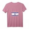Damen Israelische Fahne Israel Flagge Geschenk Fußball-Fan T-Shirt mit V-Ausschnitt – Patriotisches Design für Supporter bei Spielen und Feiertagen