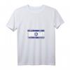 Damen Israelische Fahne Israel Flagge Geschenk Fußball-Fan T-Shirt mit V-Ausschnitt – Patriotisches Design für Supporter bei Spielen und Feiertagen