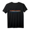Vintage 1980er Stil Tel Aviv Israel T-Shirt – Retro Souvenir & Geschenk mit bunten Streifen, Distressed Look