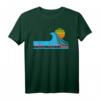 Tel Aviv T-Shirt – Israel Retro Surfen Vintage Shirt mit Welle & Sonnenuntergang für Männer, Frauen & Kinder