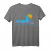 Tel Aviv T-Shirt – Israel Retro Surfen Vintage Shirt mit Welle & Sonnenuntergang für Männer, Frauen & Kinder
