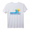 Tel Aviv T-Shirt – Israel Retro Surfen Vintage Shirt mit Welle & Sonnenuntergang für Männer, Frauen & Kinder