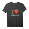 I HERZ Shakshuka Israelisches T-Shirt – Perfektes Geschenk für Liebhaber israelischer Küche und Shakshuka-Fans