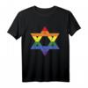 Regenbogen Davidstern Gay Pride Israel Geschenk LGBTQ T-Shirt – Unterstützung & Stolz für die LGBTQ Community