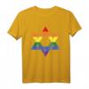 Regenbogen Davidstern Gay Pride Israel Geschenk LGBTQ T-Shirt – Unterstützung & Stolz für die LGBTQ Community