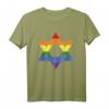 Regenbogen Davidstern Gay Pride Israel Geschenk LGBTQ T-Shirt – Unterstützung & Stolz für die LGBTQ Community