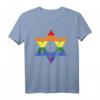 Regenbogen Davidstern Gay Pride Israel Geschenk LGBTQ T-Shirt – Unterstützung & Stolz für die LGBTQ Community