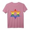 Regenbogen Davidstern Gay Pride Israel Geschenk LGBTQ T-Shirt – Unterstützung & Stolz für die LGBTQ Community