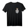 Lustiges Shiba Inu in Brusttasche T-Shirt - Perfektes Geschenk für Shiba Inu Fans, Hundeliebhaber & Deko-Enthusiasten