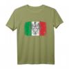Italienisch-polnisches Flaggen T-Shirt - Stolz auf doppelte Herkunft, ideales Geschenk für Familie, Feiertage und besondere Anlässe