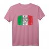 Italienisch-polnisches Flaggen T-Shirt - Stolz auf doppelte Herkunft, ideales Geschenk für Familie, Feiertage und besondere Anlässe