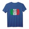 Italienisch-polnisches Flaggen T-Shirt - Stolz auf doppelte Herkunft, ideales Geschenk für Familie, Feiertage und besondere Anlässe