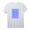 Yalla Habibi Arabisch libanesisches Wort PeriodenTisch Shirt – Kulturelles Arabisch T-Shirt für Fans und Freunde Nahosts