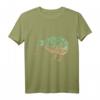 Maori Kiwi Vogel Tribal T-Shirt in Grün und Orange – Neuseeland Fanartikel & Geschenkidee für Maori- und Kiwi-Liebhaber
