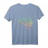 Maori Kiwi Vogel Tribal T-Shirt in Grün und Orange – Neuseeland Fanartikel & Geschenkidee für Maori- und Kiwi-Liebhaber