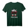 Polnisches Mädchen T-Shirt mit Flagge - Lustiges Grafik-T-Shirt für Frauen, perfekt als Weihnachts-, Geburtstags- oder Halloween-Geschenk