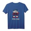 Polnisches Mädchen T-Shirt mit Flagge - Lustiges Grafik-T-Shirt für Frauen, perfekt als Weihnachts-, Geburtstags- oder Halloween-Geschenk