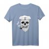 Moin Moin ihr Spacken Totenkopf Kapitän Anker Nordlichter T-Shirt – Maritimes Design für Norddeutschland & Küstenliebhaber