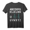 EKG Alphabet Herzschlag Linie T-Shirt für Ärzte & Krankenschwestern – Lustiges Medizinstudenten Geschenk zum Geburtstag