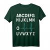 EKG Alphabet Herzschlag Linie T-Shirt für Ärzte & Krankenschwestern – Lustiges Medizinstudenten Geschenk zum Geburtstag