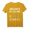 EKG Alphabet Herzschlag Linie T-Shirt für Ärzte & Krankenschwestern – Lustiges Medizinstudenten Geschenk zum Geburtstag