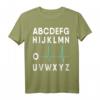 EKG Alphabet Herzschlag Linie T-Shirt für Ärzte & Krankenschwestern – Lustiges Medizinstudenten Geschenk zum Geburtstag