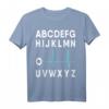 EKG Alphabet Herzschlag Linie T-Shirt für Ärzte & Krankenschwestern – Lustiges Medizinstudenten Geschenk zum Geburtstag