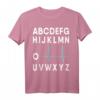 EKG Alphabet Herzschlag Linie T-Shirt für Ärzte & Krankenschwestern – Lustiges Medizinstudenten Geschenk zum Geburtstag