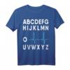 EKG Alphabet Herzschlag Linie T-Shirt für Ärzte & Krankenschwestern – Lustiges Medizinstudenten Geschenk zum Geburtstag