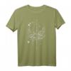 Katze mit Halbmond, Traumfänger und Blumen T-Shirt – Magisches Design für Katzenliebhaber und Spiritueller Fans
