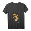 Damen Lustiges Pole Dancing Katze Liebhaber Geschenk Pole Dancer T-Shirt mit V-Ausschnitt – Perfektes Geschenk für Pole Dancer und Katzenfans