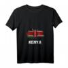 Damen Kenia-Flagge Pride Retro T-Shirt für Familie - Perfekt für Geburtstag, Weihnachten, Urlaub & besondere Anlässe