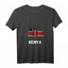 Damen Kenia-Flagge Pride Retro T-Shirt für Familie - Perfekt für Geburtstag, Weihnachten, Urlaub & besondere Anlässe