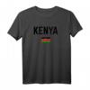 KENIA Flagge T-Shirt für Damen, Herren und Kinder – Klassisch geschnitten, doppelt genähter Saum, ideal für Fans und Reisen
