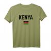 KENIA Flagge T-Shirt für Damen, Herren und Kinder – Klassisch geschnitten, doppelt genähter Saum, ideal für Fans und Reisen