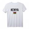 KENIA Flagge T-Shirt für Damen, Herren und Kinder – Klassisch geschnitten, doppelt genähter Saum, ideal für Fans und Reisen