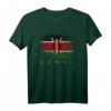 Kenia Flagge T-Shirt - Klassisch geschnitten mit doppeltem Saum für Kenia-Fans und Reisebegeisterte