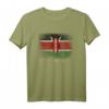 Kenia Flagge T-Shirt - Klassisch geschnitten mit doppeltem Saum für Kenia-Fans und Reisebegeisterte