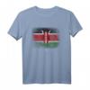 Kenia Flagge T-Shirt - Klassisch geschnitten mit doppeltem Saum für Kenia-Fans und Reisebegeisterte