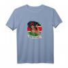 Kenia-Flagge für Mädchen - Klassisches T-Shirt mit doppelt genähtem Saum, ideal für Kenia-Fans und Nationalstolz
