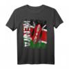 KENIA Flagge T-Shirt für Damen, Herren & Kinder – Klassisch geschnitten, doppelt genähter Saum