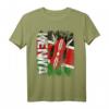 KENIA Flagge T-Shirt für Damen, Herren & Kinder – Klassisch geschnitten, doppelt genähter Saum