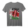 KENIA Flagge T-Shirt für Damen, Herren & Kinder – Klassisch geschnitten, doppelt genähter Saum